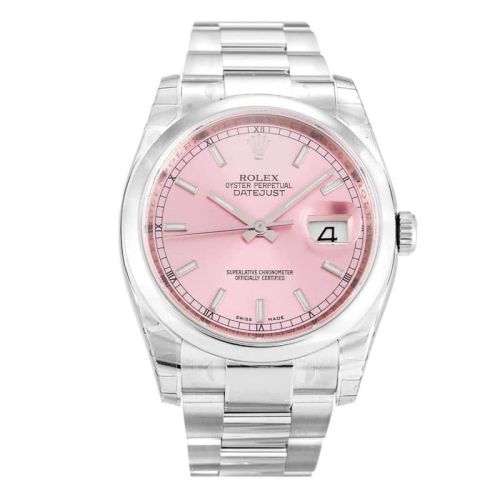 Rolex Datejust Pink Dial 116200 Mens 36MM